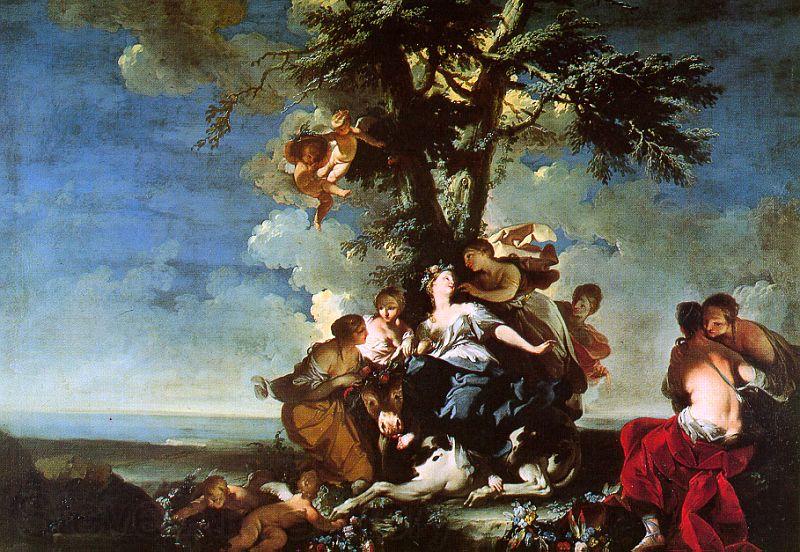 Giovanni Domenico Ferretti The Rape of Europa1 Spain oil painting art
